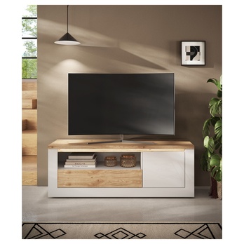 TV komoda ISCHIA 4 dub cadiz/bílá, šířka 160 cm 3