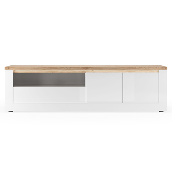 TV komoda ISCHIA 9 dub cadiz/bílá, šířka 207 cm 1