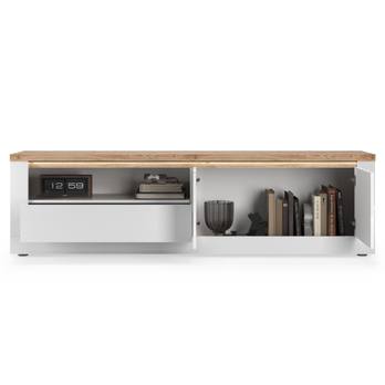 TV komoda ISCHIA 9 dub cadiz/bílá, šířka 207 cm 2
