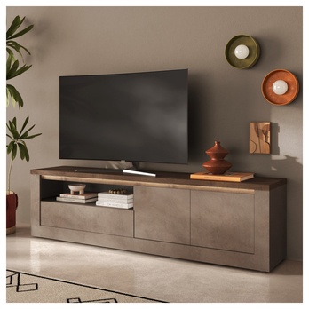 TV komoda ISCHIA 9 dub mercure/bronzová, šířka 207 cm 1