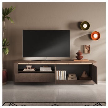 TV komoda ISCHIA 9 dub mercure/bronzová, šířka 207 cm 5