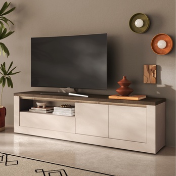 TV komoda ISCHIA 9 dub mercure/kašmírová 1