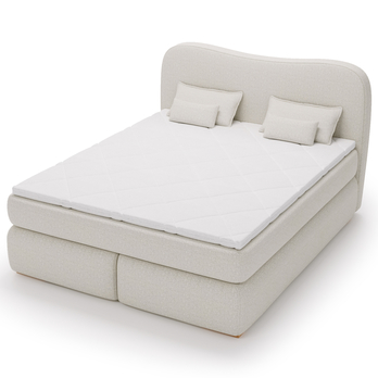 Postel boxspring ISLA COMFORT béžová, 140x200 cm 2