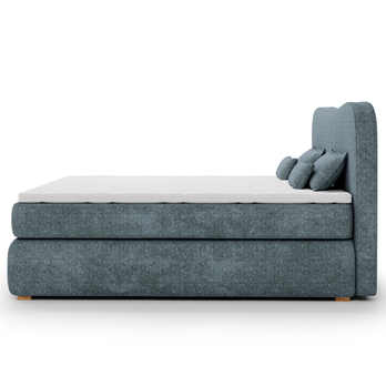 Postel boxspring ISLA COMFORT zelená, 140x200 cm 5
