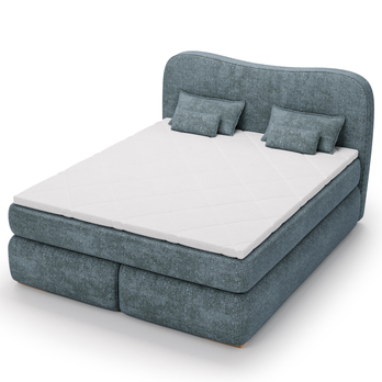 Postel boxspring ISLA COMFORT zelená, 160x200 cm 2