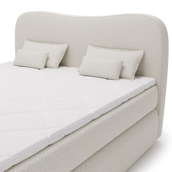Postel boxspring ISLA COMFORT béžová, 180x200 cm 6