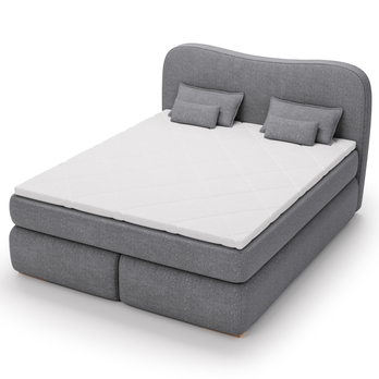 Postel boxspring ISLA COMFORT šedá, 180x200 cm 2