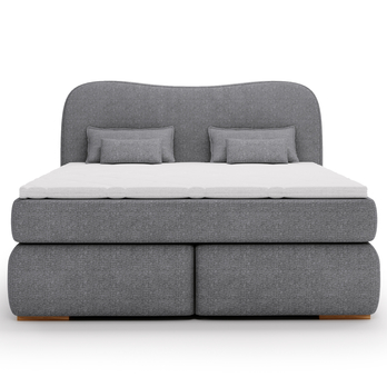 Postel boxspring ISLA COMFORT šedá, 180x200 cm 3