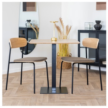 Jídelní židle ISTIPUNO hnědá/černá 1