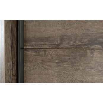 Šatní skříň JACKY ušlechtilý dub/černý dub 4