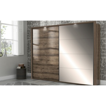 Rámová lišta s LED osvětlením JACKY ušlechtilý dub 2