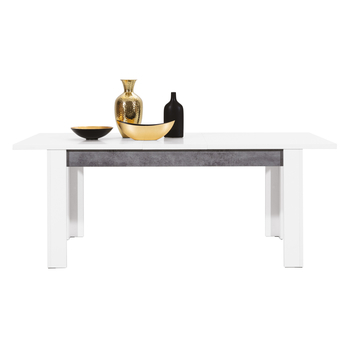 Jídelní stůl JADE B10 bílá/beton 1