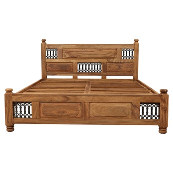 Postel s roštem JALILA palisandr, 160x200 cm 1