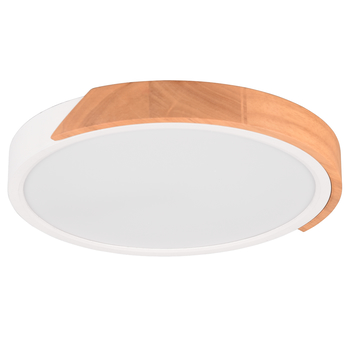 Stropní LED svítidlo JANO bílá/přírodní 1