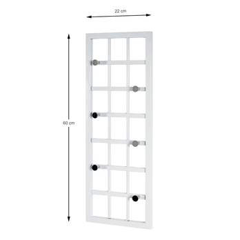 Předsíňový panel JARA bílá/chrom 4