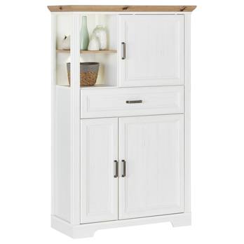 Komoda JASMIN 1 pínie světlá/dub artisan 6