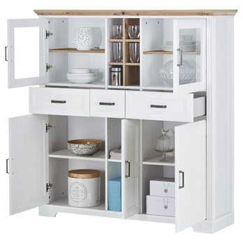 Komoda JASMIN 2 pínie světlá/dub artisan 3