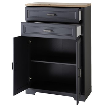 Komoda JASMIN 3 grafit/dub artisan 2