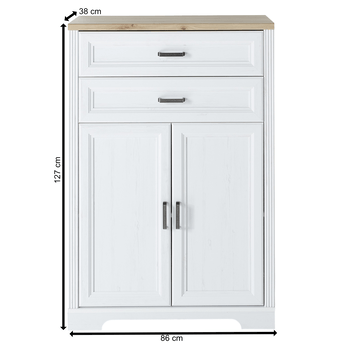 Komoda JASMIN 3 pinie/dub artisan 8