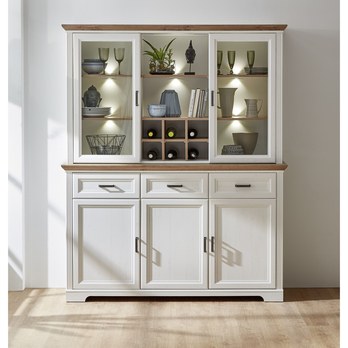 Komoda JASMIN 5 pinie světlá/dub artisan 3