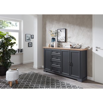 Komoda JASMIN GH 26 grafit/dub artisan 1