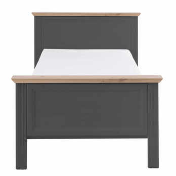 Postel JASMIN II grafit/dub artisan, 100x200 cm 2