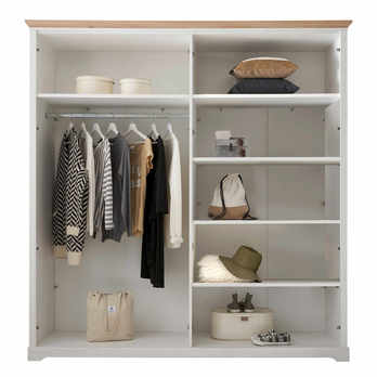 Šatní skříň - 4dvéřová JASMIN II pinie/dub artisan 2