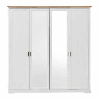 Šatní skříň - 4dvéřová JASMIN II pinie/dub artisan 5