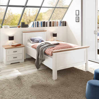 Postel JASMIN II pinie/dub artisan, 100x200 cm 1