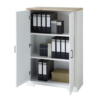 Skříň do pracovny JASMIN II pinie/dub artisan 1