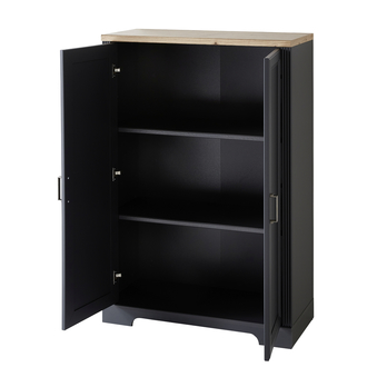 Skříň do pracovny JASMIN II grafit/dub artisan 2