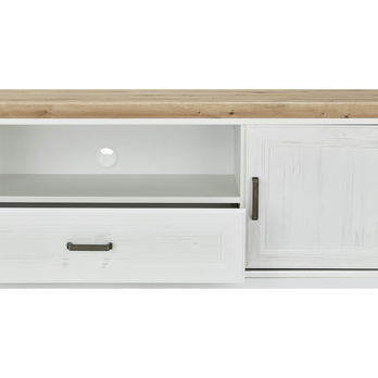 TV komoda JASMIN pinie světlá/dub artisan, šířka 193 cm 9