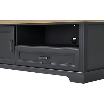 TV komoda JASMIN grafit/dub artisan, šířka 143 cm 5