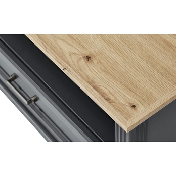 TV komoda JASMIN grafit/dub artisan, šířka 143 cm 7