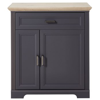 Botníková komoda JASMIN grafit/dub artisan 1