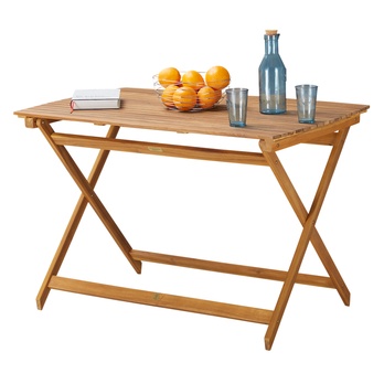 Zahradní stůl JAVA akácie/teak 1