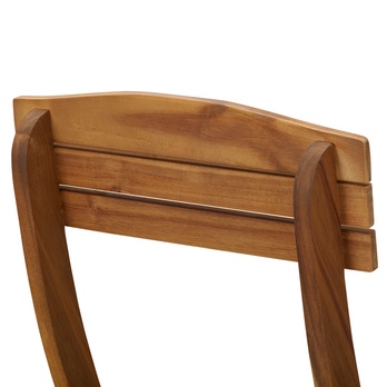 Zahradní židle JAVA akácie/teak, set 2 ks 6