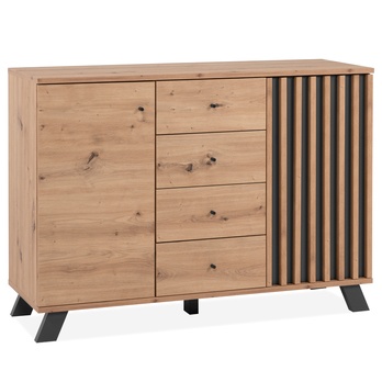 Komoda JAYSON 01B dub artisan/antracitová 2