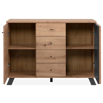 Komoda JAYSON 01B dub artisan/antracitová 6