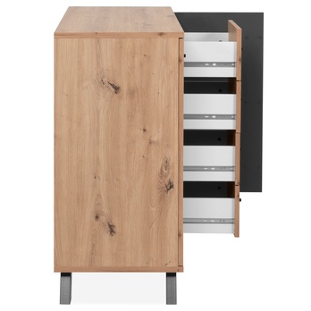 Komoda JAYSON 01B dub artisan/antracitová 8