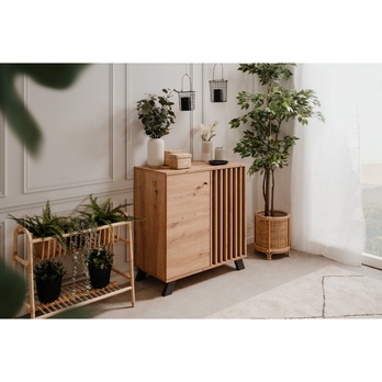 Komoda JAYSON 01D dub artisan/antracitová 1