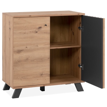 Komoda JAYSON 01D dub artisan/antracitová 3