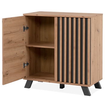 Komoda JAYSON 01D dub artisan/antracitová 4