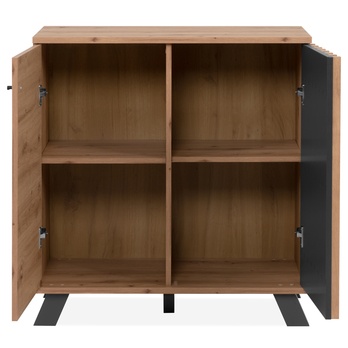 Komoda JAYSON 01D dub artisan/antracitová 6