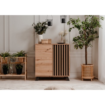 Komoda JAYSON 01D dub artisan/antracitová 10