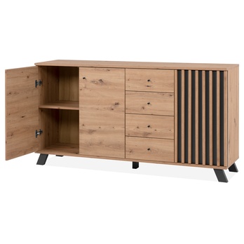 Komoda JAYSON 51C dub artisan/antracitová 6