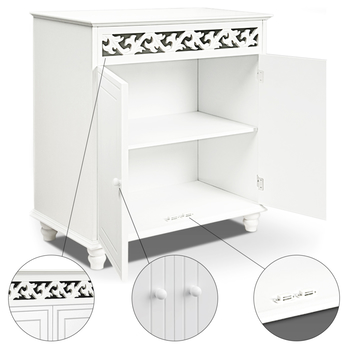 Komoda JERSEY bílá 3