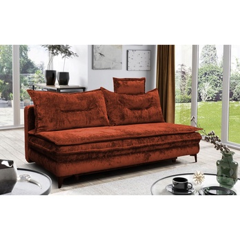 Pohovka JILL tmavě oranžová 1