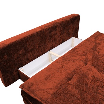 Pohovka JILL tmavě oranžová 3