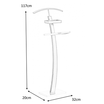Pánský sluha JIMA bílá 3